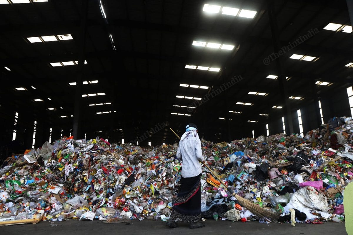 The dumping yard is now a industry in the outskirts of Indore city | Photo: Manisha Mondal | ThePrint