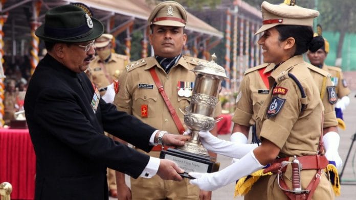 NSA Ajit Doval at the Passing Out Parade of the Sardar Vallabhbhai Patel National Police Academy, in Hyderabad, Friday | ANI