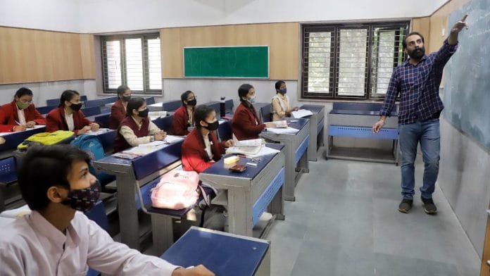 Representational image of school students in class | ANI