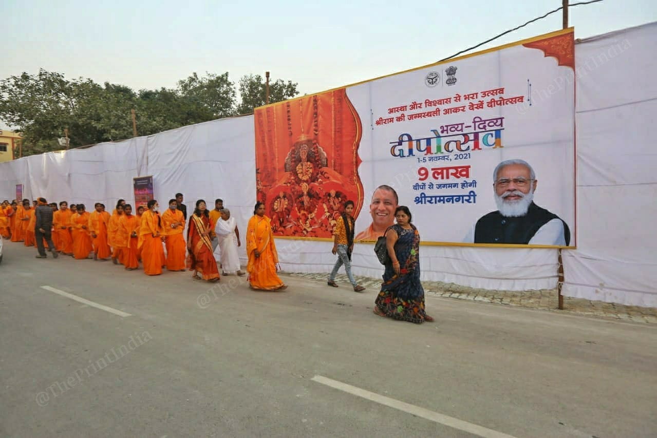 Pilgrims at Ayodhya | Photo: Praveen Jain | ThePrint