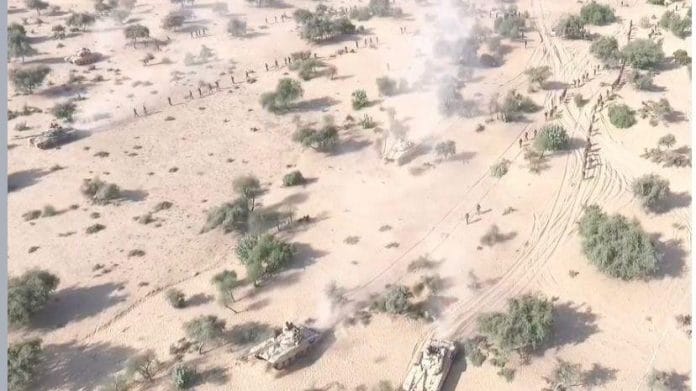 Operation Dakshin Shakti is underway in parts of Gujarat and Rajasthan | Twitter/@IaSouthern