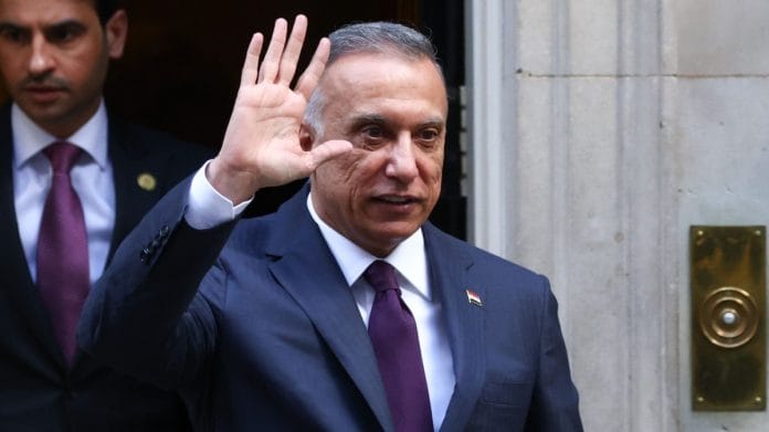 File photo of Iraqi Prime Minister Mustafa al-Kadhimi | Bloomberg