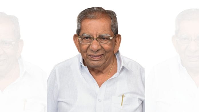 File photo of All India Veerashaiva Mahasabha national president Shamanur Shivashankarappa | Commons