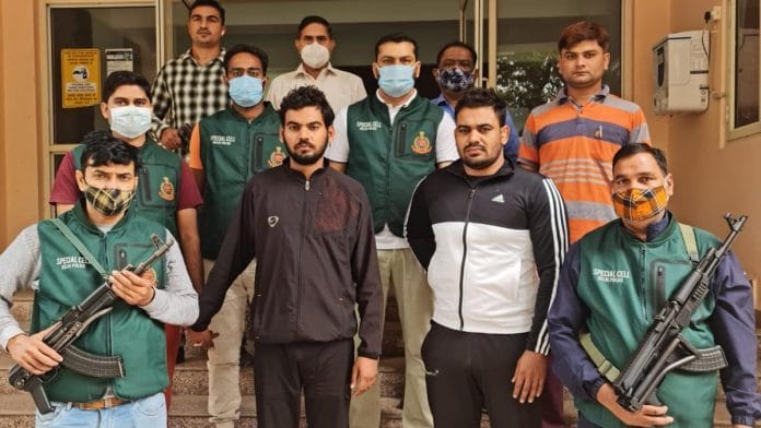 Pawan Barak (R) and Sachin Dahiya were arrested from Dwarka | By special arrangement