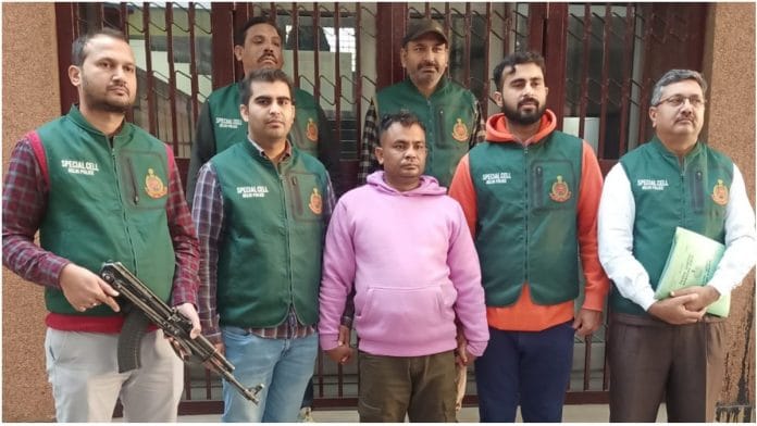 Manipur police constable, Mohammed Kashim Ali from Churachandpur district, after his arrest by the Delhi Police Special Cell in an alleged drug cartel case. | Photo by special arrangement