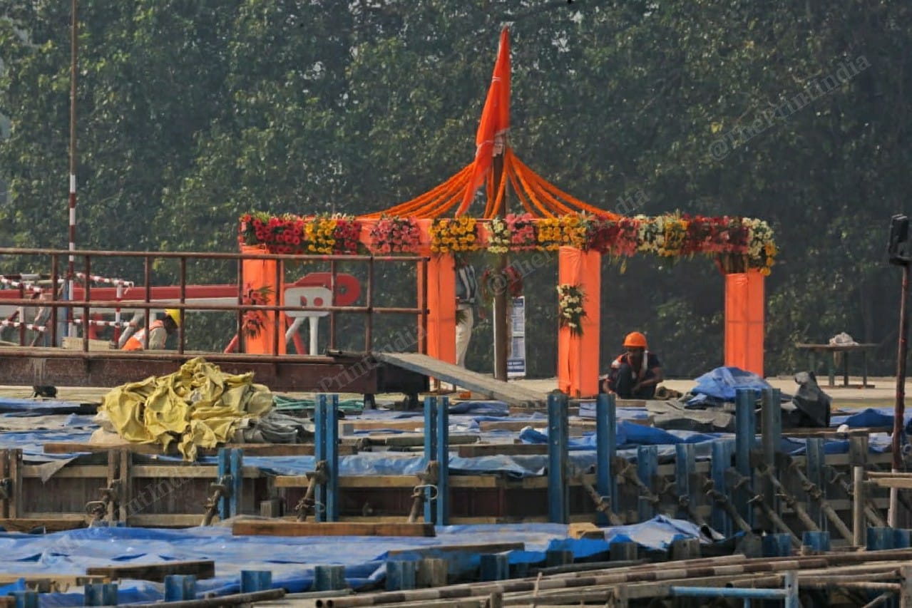 Actual site of Ramjanmbhmi where Mandir is going to built | Photo: Praveen Jain | ThePrint