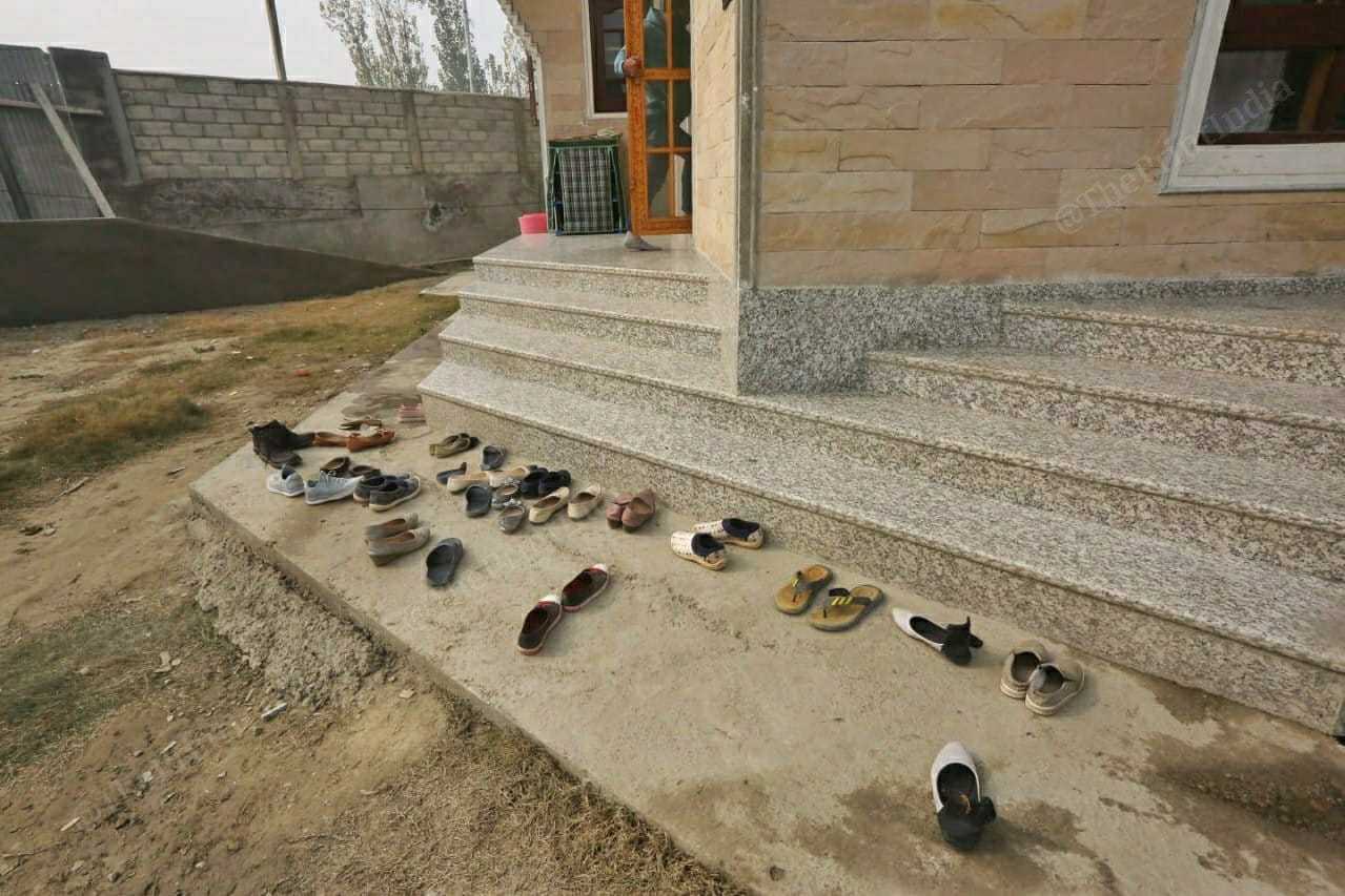 Outside the house of Altaf Bhatt, who was killed in the Hyderpora encounter. | Photo: Praveen Jain/ThePrint