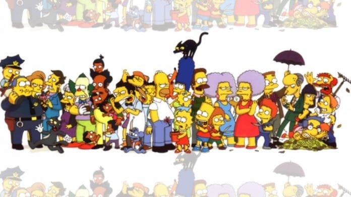The cast of The Simpsons. | Wikimedia Commons