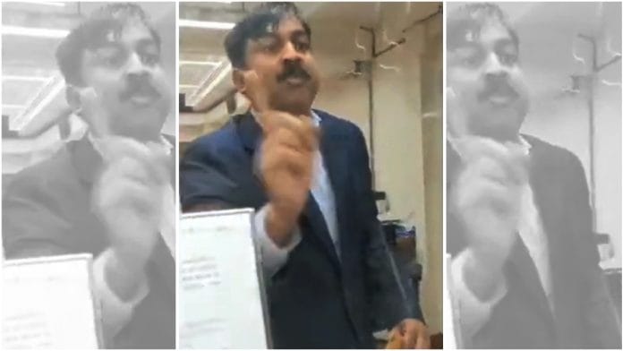 A screen grab of the viral video | Twitter