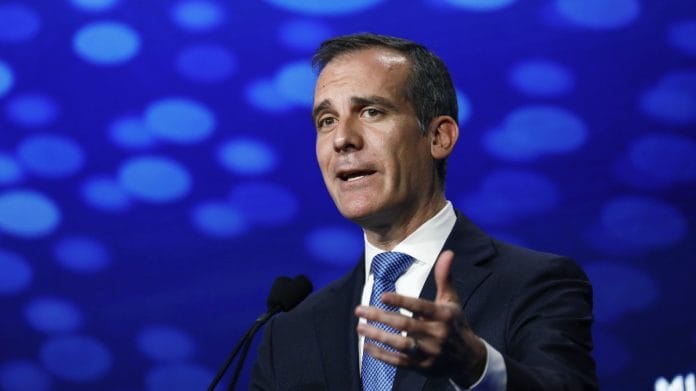 File photo of Eric Michael Garcetti | Bloomberg