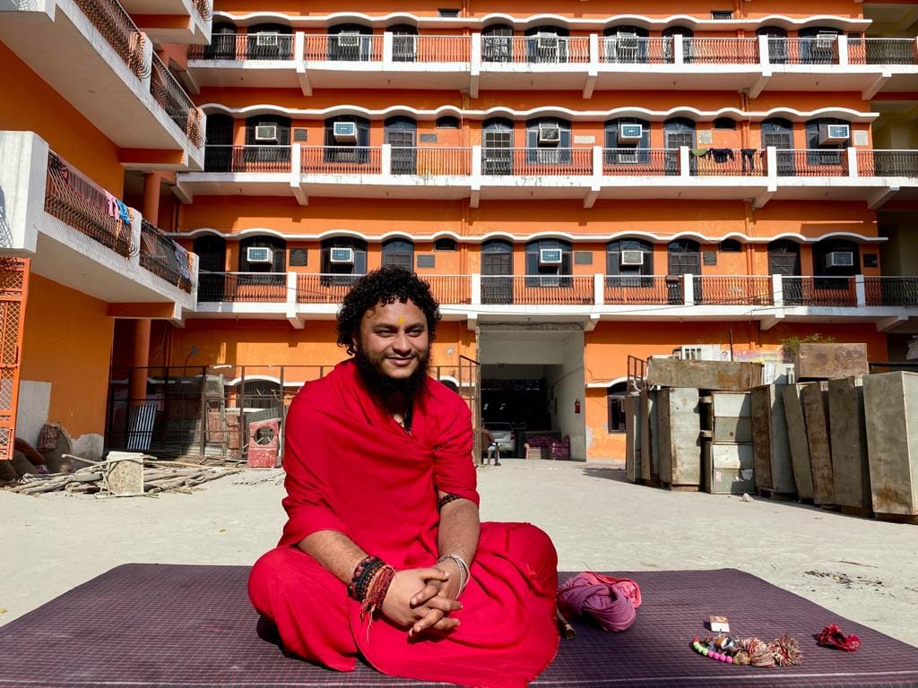 Vashsht Giri, a mahant at Juna Akhara | Photo: Nirmal Poddar | ThePrint