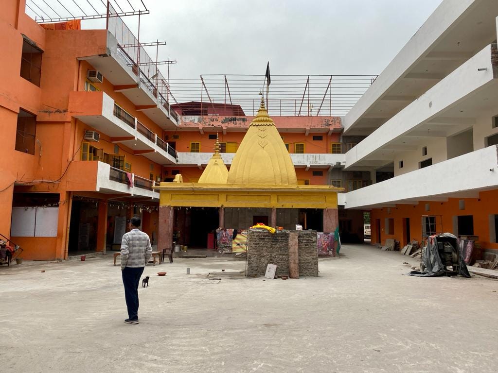 A Bhairo temple in the compound of the Juna Akhara | Photo: Nirmal Poddar | ThePrint