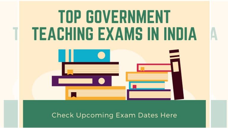 Upcoming exams for top government teaching jobs in India 