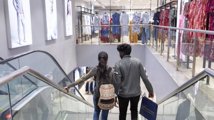 Customers at a Westside store operated by Tata Group's Trent in Mumbai | Bloomberg