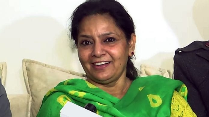 Ravinder Kaur Sandhu, mother of newly crowned Miss Universe 2021, Harnaaz Sandhu, speaks to the media Monday | ANI