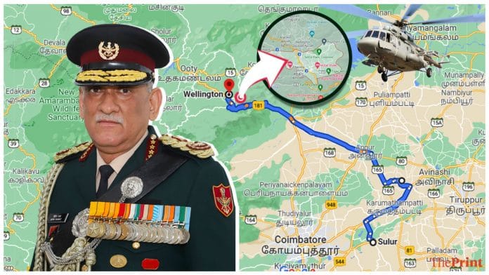 CDS Gen Bipin Rawat was on board the military helicopter that crashed near Coonoor in the Nilgiri hills of Tamil Nadu | Illustration: Manisha Yadav