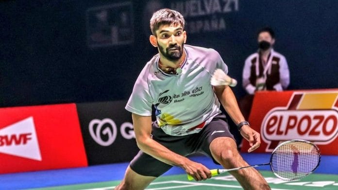 File photo of BWF World badminton player Kidambi Srikanth | Twitter/@srikidambi