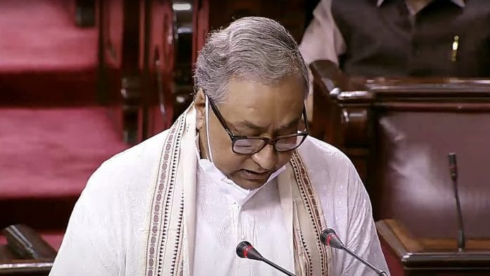 A file photo of TMC Rajya Sabha MP Jawhar Sircar. | Photo: ANI