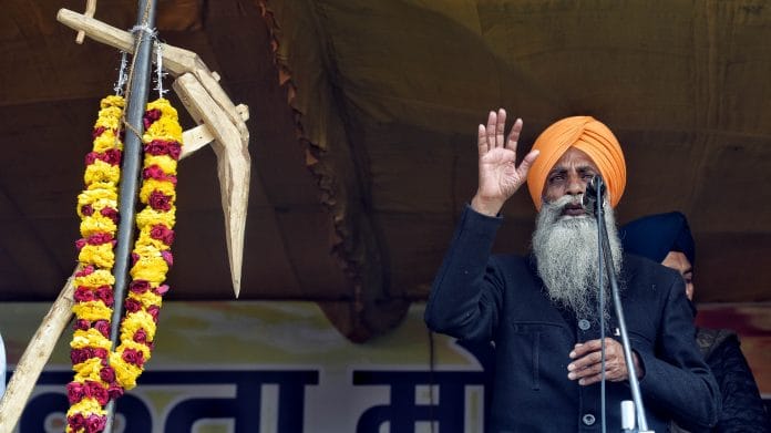 Samyukta Kisan Morcha leader Gurnam Singh Chaduni