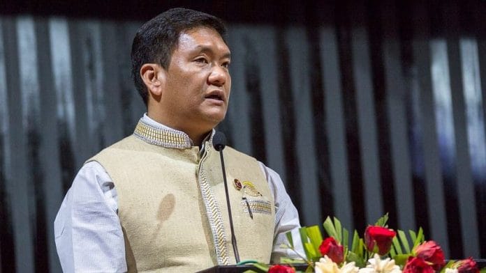 File photo of Arunchal Pradesh CM Pema Khandu | Facebook