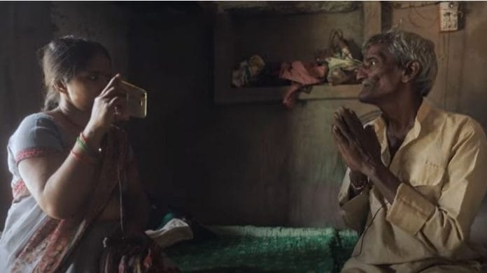 A still from the documentary 'Writing with Fire'