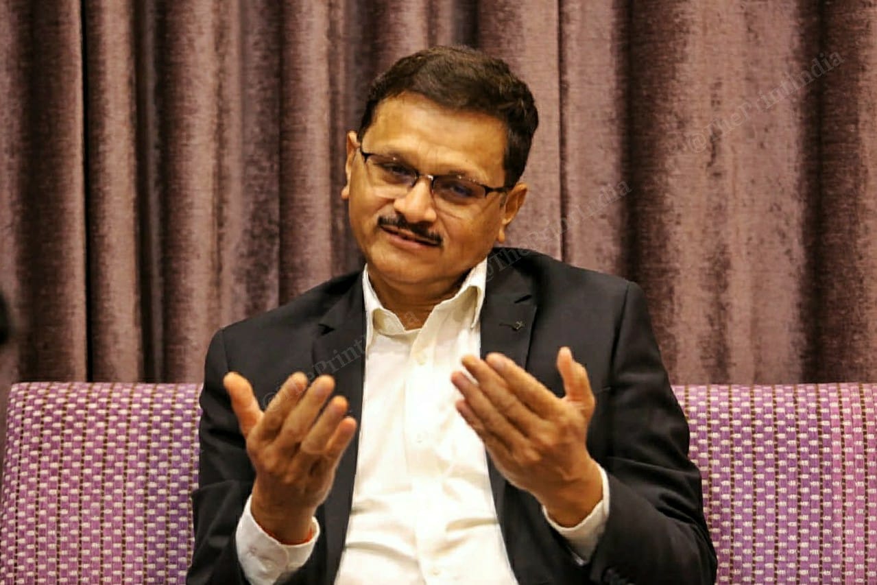 V.K. Niranjan, engineer-in-chief and head of department, irrigation department, Uttar Pradesh, at his office in Lucknow. | Photo: Praveen Jain/ThePrint