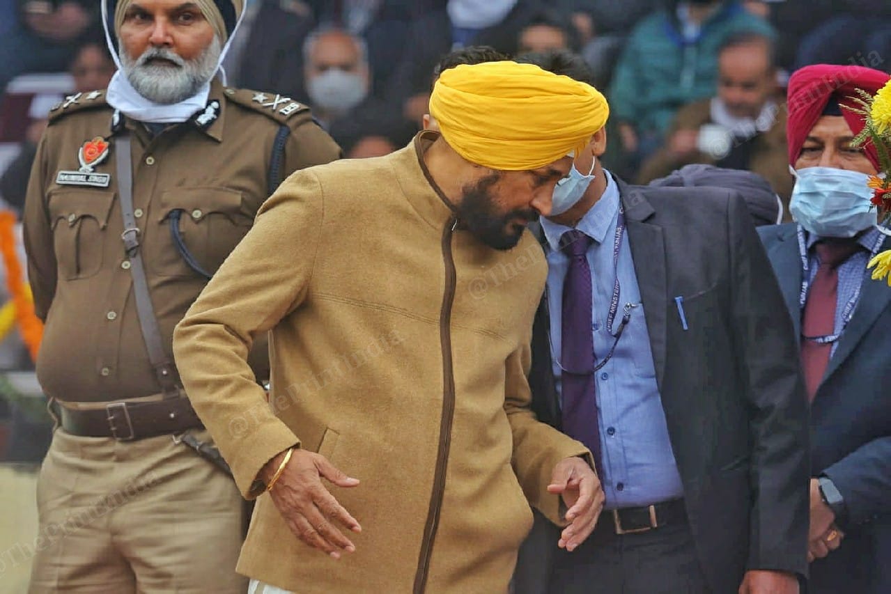 Charanjit Singh Channi at the Republic Day function | Photo: Praveen Jain | ThePrint