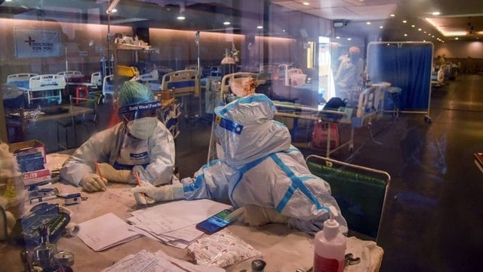 Doctors at a Covid-19 health care centre | Representational image | ANI