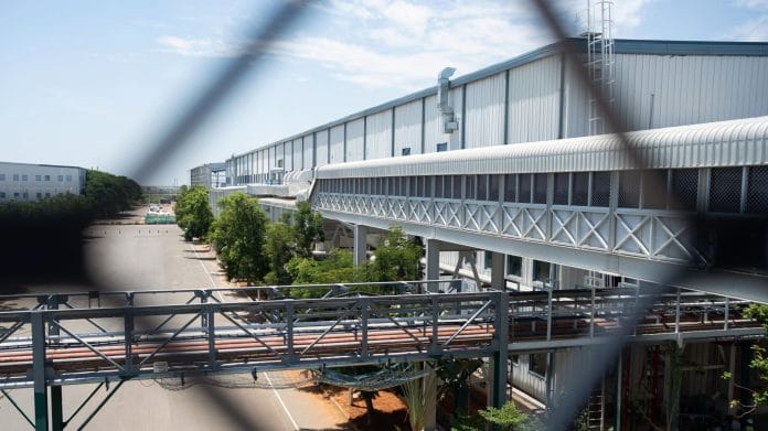 A factory building in the mobile phone plant of Foxconn Technology unit in Sriperumbudur, Tamil Nadu | Photo: Karen Dias | Bloomberg File