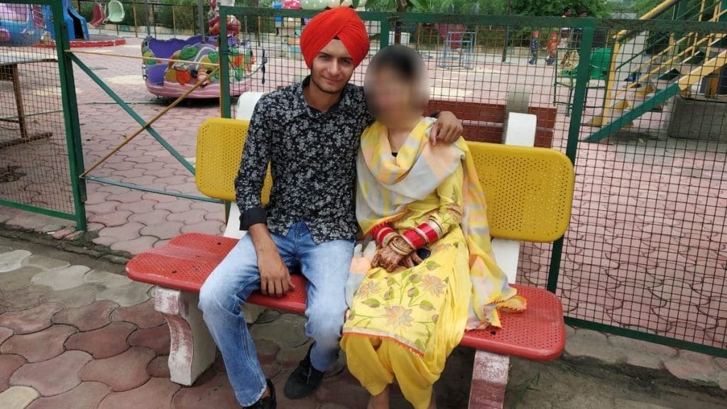 Lovepreet Singh and Beant Kaur in 2019, Special arrangement | ThePrint