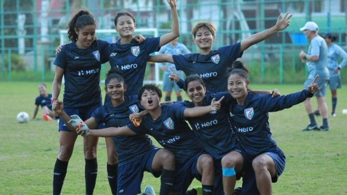 Members of the Indian women's football team | Photo: Twitter/ @IndianFootball