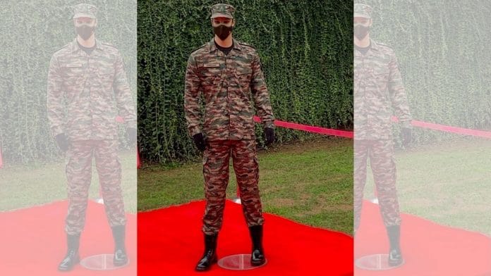 New combat uniform of Indian Army unveiled on the occasion of 74th Army Day parade, in New Delhi on 15 January 2022 | Photo: ANI