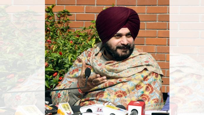 File photo of former Punjab Congress president Navjot Singh Sidhu | ANI photo