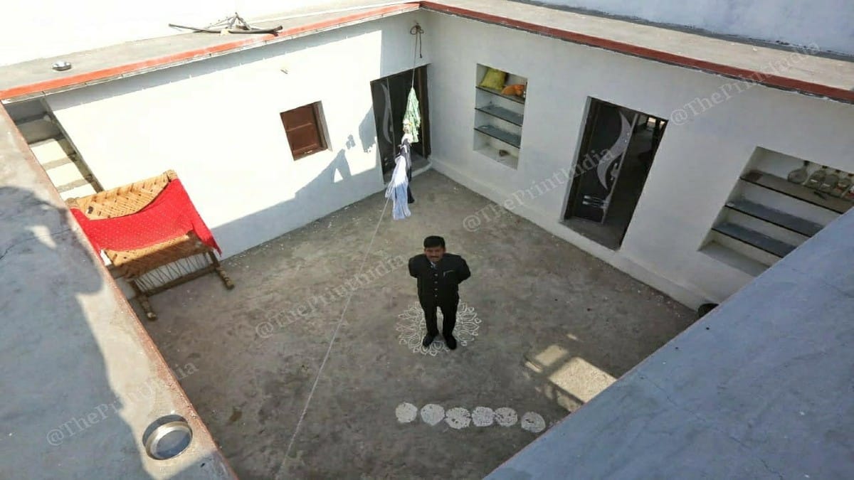 RTI activist Bhagwan Singh at Labrau village | Photo: Praveen Jain | ThePrint