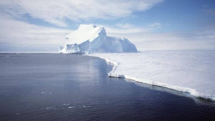 An Antarctic ice shelf | Representational image | Commons