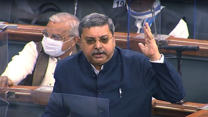File photo of TMC Lok Sabha MP Kalyan Banerjee speaking during the Winter Session of Parliament in New Delhi | ANI