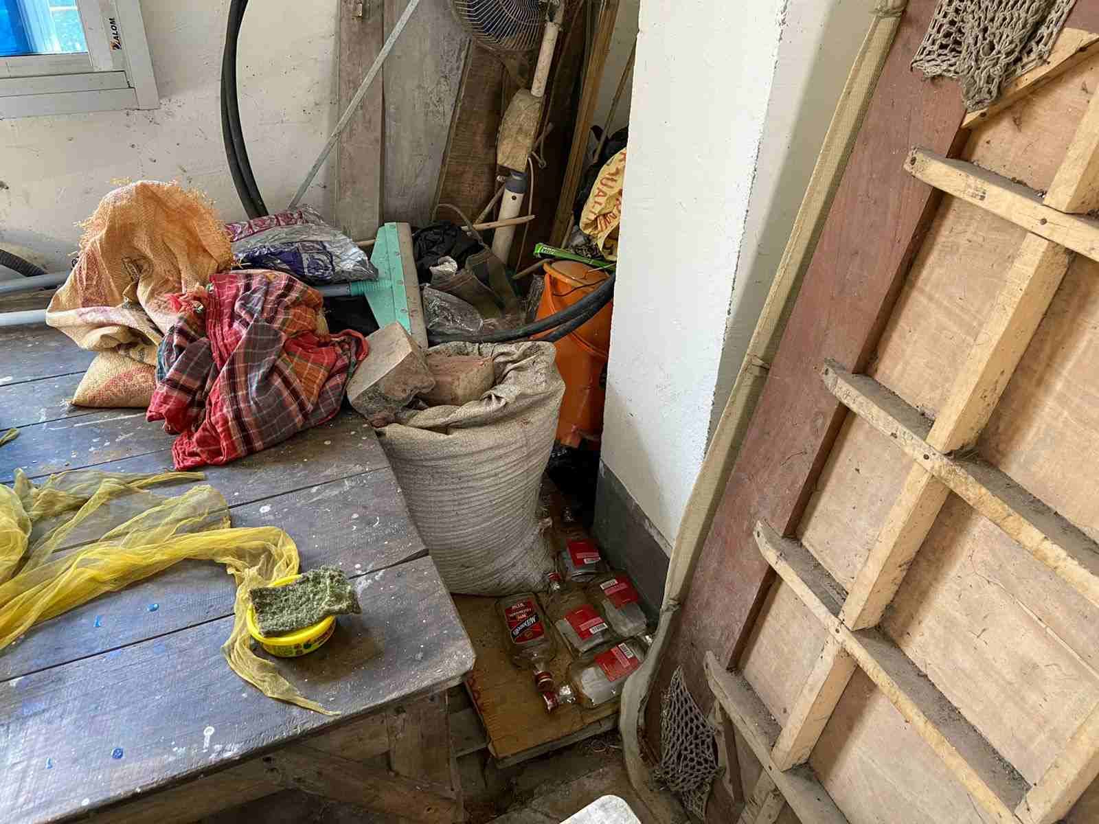 Empty liquor bottles at the Young Athletic Club | Madhuparna Das | ThePrint