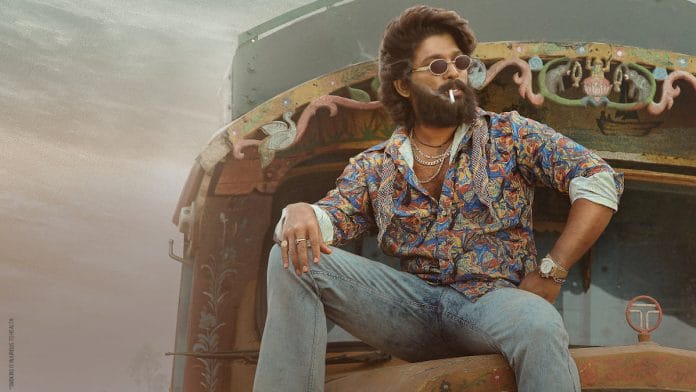 Allu Arjun on Pushpa poster | Facebook