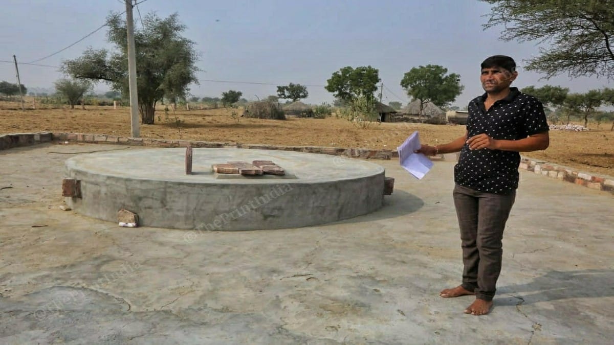 Saroopa Ram in Jassodon Ki Beri village | Photo: Praveen Jain | ThePrint