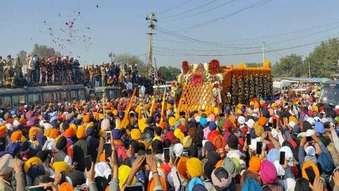The last day of Shaheedi Jor Mela, to honour the four Sahibzadas, at Gurudwara Fatehgarh Sahib on 27 December, 2021 | Representational image | ANI