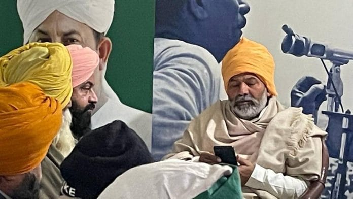 Rakesh Tikait at his house in Sisauli village. | Photo: Unnati Sharma | ThePrint