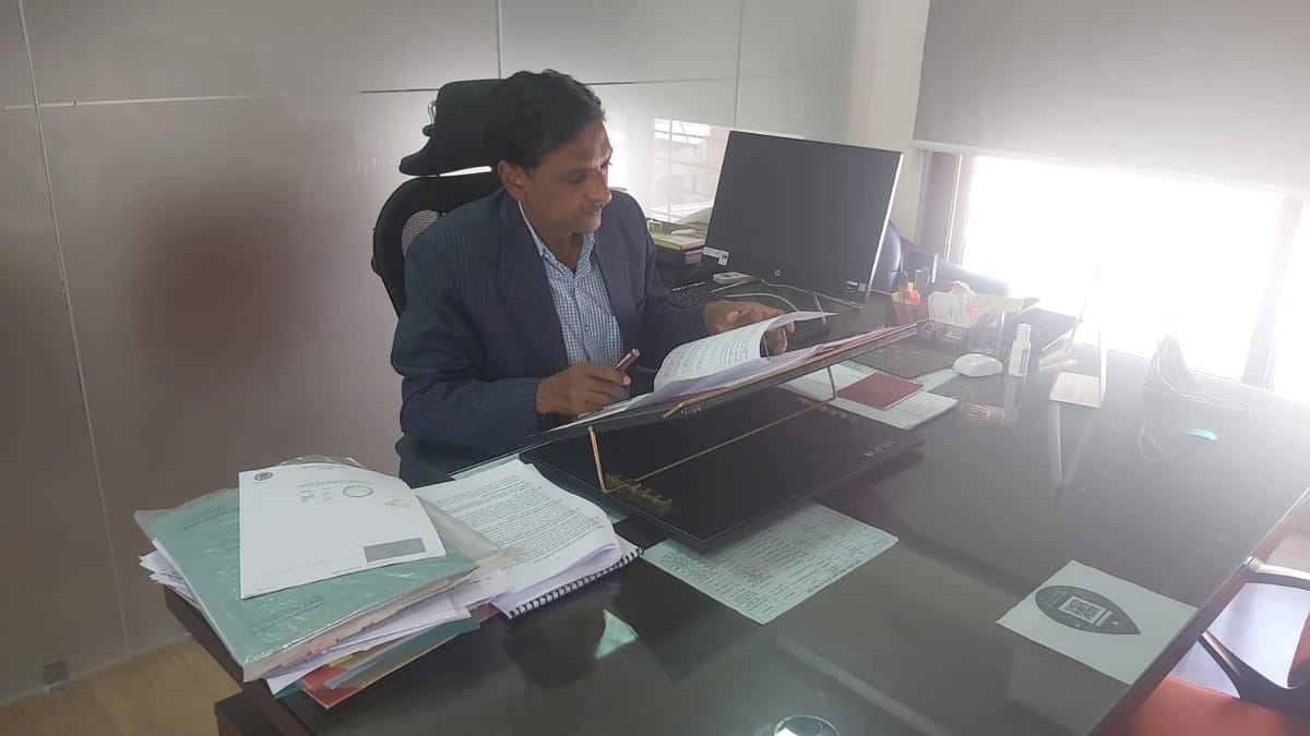 Rajya Anand Sansthan CEO Akhilesh Argal at the organisation's office in Bhopal. | Photo: Anupriya Chatterjee/ThePrint