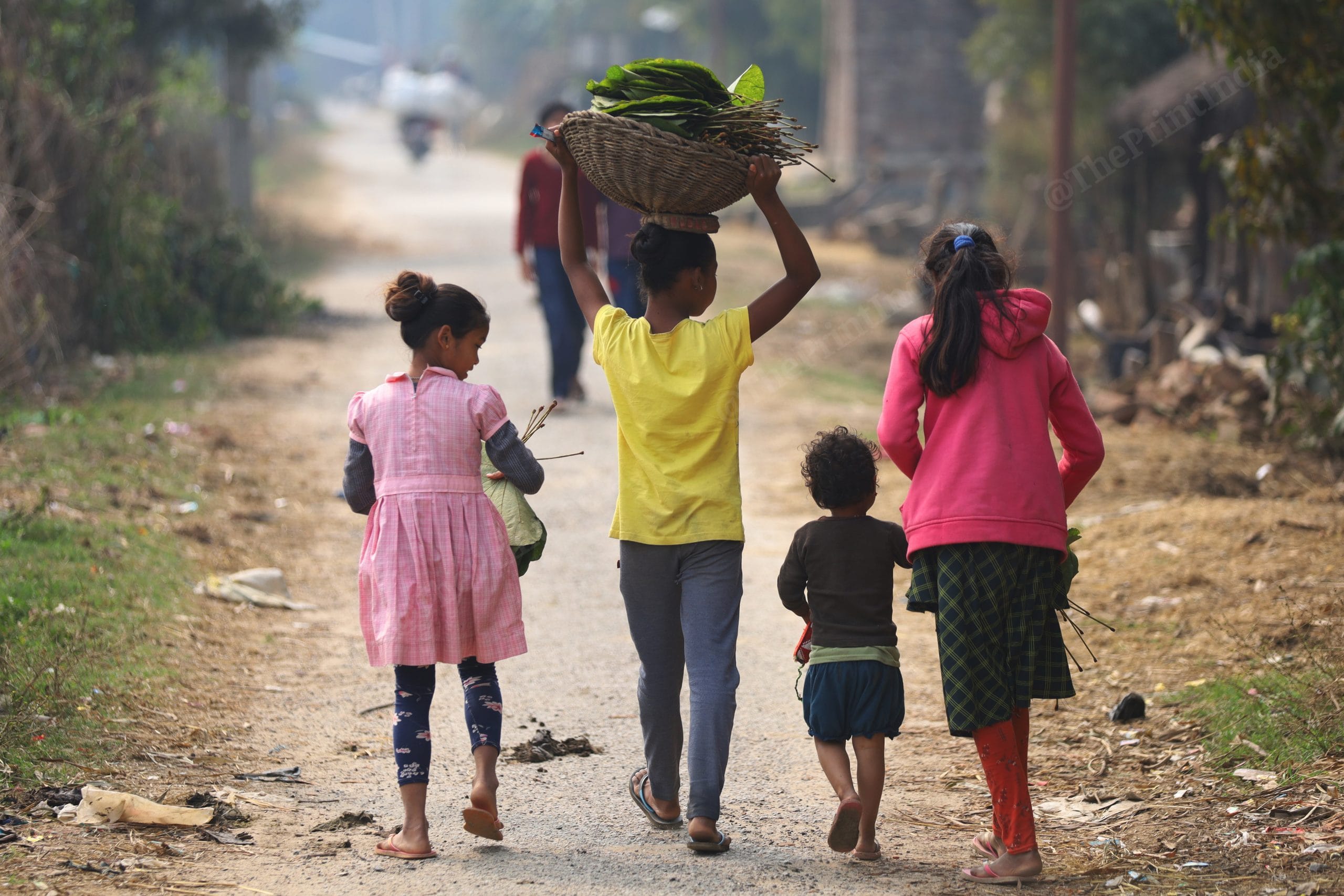 Children, old, young everyone participates in village functions | Photo: Manisha Mondal | ThePrint