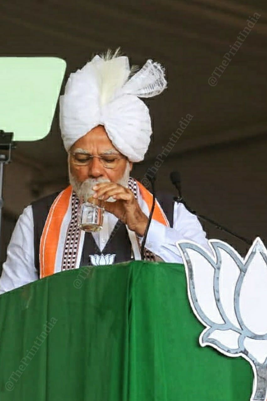 PM Modi addressed first rally in Manipur | Photo: Praveen Jain | ThePrint