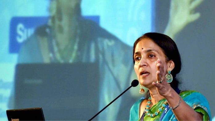 File photo of former NSE CEO & MD Chitra Ramakrishna | Photo: PTI