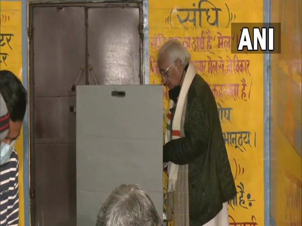 UP polls: Salman Khurshid casts vote in Farrukhabad Sadar constituency