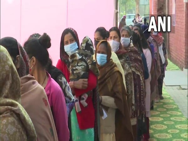 Punjab polls: Voting underway at pink polling booth managed entirely by women at Moga