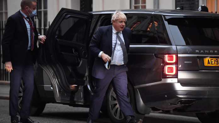 File image of UK Prime Minister Boris Johnson | Bloomberg