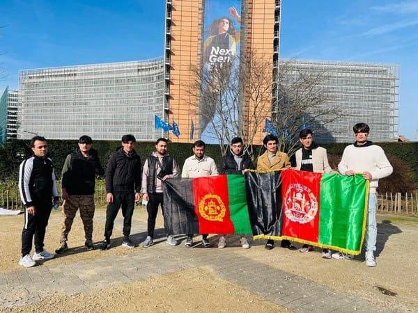PTM activists in Belgium stage protest against Pakistani soldiers firing on their leaders