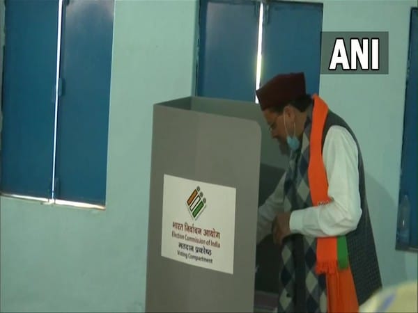 Assembly polls: Uttarakhand CM Dhami casts vote, exudes confidence of BJP's win